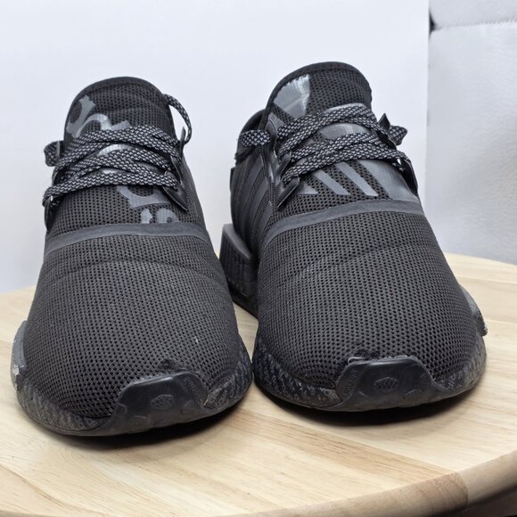 Adidas NMD R1 Print Boost Black Size 8 Sneakers Shoes FV6989 - Picture 2 of 11